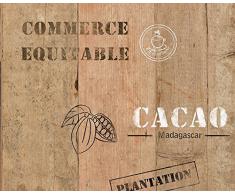 Livingwalls pop.up Panel Cacao Box, selbstklebendes Panel, braun, weiß, 942771