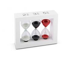 Tea-Timer Teatimer Sanduhr 2/3/5 Minuten weiss
