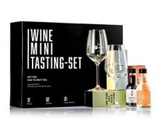 GEILE WEINE Wein Mini Tasting Set (12 x 0,1) Deutscher Weisswein, Rotwein und Rosé im Probierset