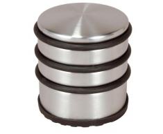 Türstopper, hoch, aus Edelstahl, matt, Durchmesser ca. 7 cm, Höhe ca. 7 cm