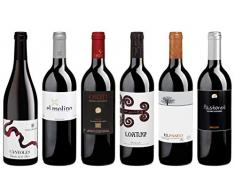 Bio Wein Rotwein Probierpaket Weinset Weinpaket Geschenk Paket Spanien Lieblich Trocken Vegan (6 x 0.75 l)