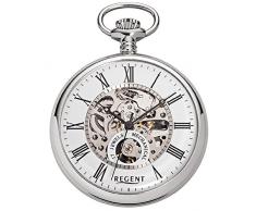 Skelett Taschenuhr 50mm Regent