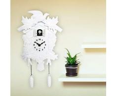 Walplus Elegant Weiß Kuckucksuhr Wandkunst Zuhause Wohnzimmer Küche Dekor Restaurant Café Hotel Büro Dekoration