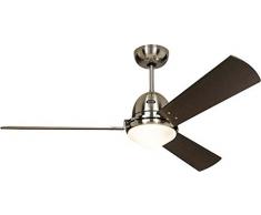 Casafan Deckenventilator mit Licht Libeccio 142 BN chrom geb 120/142cm Ventilator 4024397341139