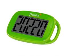 PULOX Schrittzähler Pedometer PS-100 einfach mit 3D Sensor in Grün