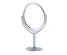 Ballylelly 828t Koreanischer Metallspiegel Schminkspiegel Schminkspiegel Desktop Drehspiegel 1: 2 Vergrößerungsfunktion Schminkspiegel