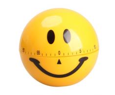 Vktech 60 Minuten Kurzzeitwecker Kurzzeitmesser Eieruhr Eiermesser Küchentimer (Smiley Lächeln Gesicht)