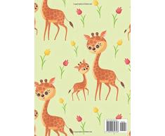 My Sticker Album: Blank Sticker Album for Kids | Design: Giraffen Familie beim spielen DIN A4 Format with 40 pages for Girls and Boys | Permanent Sticker Collection Book | No Silicone Paper