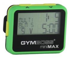 Gymboss Minimax Intervallzeitgeber Und Stoppuhr Grün-Gelb Softbeschichtung