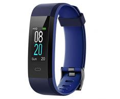 YAMAY Fitness Tracker,Smartwatch Wasserdicht IP68 Fitness Armband mit Pulsmesser 0,96 Zoll Farbbildschirm Aktivitätstracker Pulsuhren Schrittzähler Uhr Smart Watch Fitness Uhr für Damen Herren