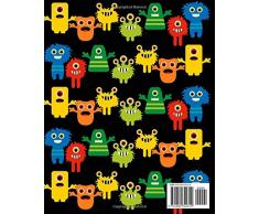 My Sticker Book: Kids Monster Theme Blank Sticker Album for Collecting Stickers