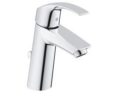 GROHE Eurosmart Waschtischarmatur, mittelhoher Auslauf, Zugstange ES 2339310E