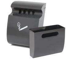 Hardcastle Wandmontierter Außen-Aschenbecher, Stahlascher