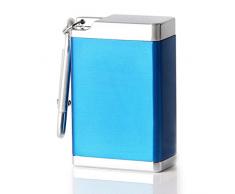 Gwolf Taschenaschenbecher, Zigaretten Taschenascher, Tragbarer Aschenbecher für unterwegs, Mini aschenbecher, Reise-Aschenbecher, Aschenbecher to go, Grau