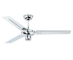 aireRyder Industrie Deckenventilator Zephyr, 122 cm, chrom, FN61159