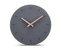 Cander Berlin MNU 6130 G Designer Wanduhr aus Beton mit lautlosem Uhrwerk - 30,5 cm Ø - kein nerviges Ticken