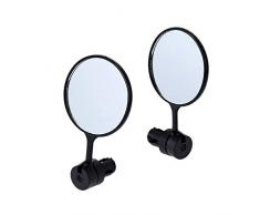 JINDEN Bike Spiegel, 360 ° drehbarer Einstellbarer Weitwinkel Radfahren Innenspiegel, Stoß- Convex HD Sicher Spiegel allgemeinhin for Mountain Road Bike