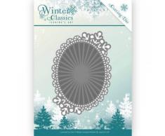 Stanzschablone - Jeanines Art - Winter Classics - Spiegel Oval