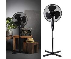 Ventilator Standventilator 40 cm Durchmesser, 3 Laufgeschwindigkeiten 90 Watt Klimagerät Gebläse Standlüfter Büro Smartweb