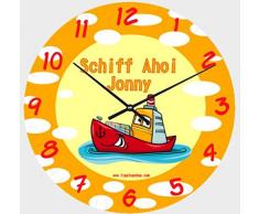 TTS Uhr Schiff mit Wunschtext
