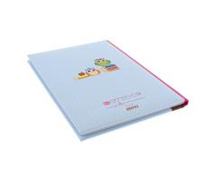 Goldbuch 43 943 - Freundebuch A5 Eule auf Ast, 72 Illustrierte Seiten, Sortiert, 21 x 15 cm