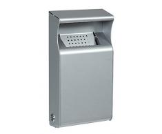 Rossignol Kopa Wandascher 1L aus Stahl mit UV-stabiler Pulverbeschichtung, Farbe:Metallgrau