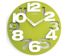 Winfon.Shop - Moderne Design Wanduhr Küchenuhr Baduhr Bürouhr Dekoration ruhig LKU-Grün Neu