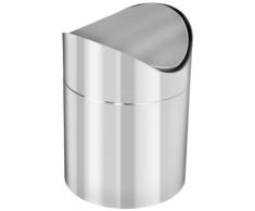 Edelstahl Tischabfallbehälter 1,2 Liter Schwingdeckel Behälter Tischabfalleimer Restetopf Schwing Deckel Abfall Behälter