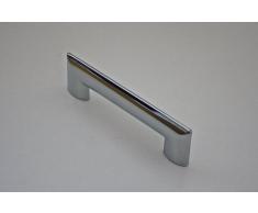 Möbelgriff Designgriff Küchengriff Chrom glänzend Lochabstand 64mm