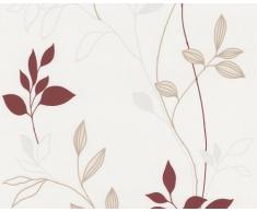 A.S. Création Vliestapete Avenzio, Mustertapete, floral, natürlich, creme, rot, 249739