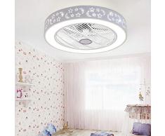 Generic Savada 40W LED Deckenventilator, Deckenlampe Deckenleuchte mit Fernbedienung 3-Gang Einstellbare
