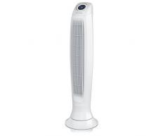 Brandson - Turmventilator mit Fernbedinung - Säulenventilator inkl. Oszillation - 86 cm - Ventilator mit 3 Geschwindigkeitsstufen Timer - LED-Display - leises Betriebsgeräusch
