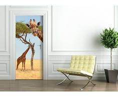 StickerProfis Türtapete selbstklebend TürPoster - Giraffe - Fototapete Türfolie Poster Tapete