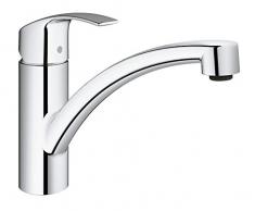 GROHE Eurosmart Neu Küchenarmatur, Schwenkbereich 140°, Easy Exchange Mousseur, getrennte innere Wasserwege 33281002