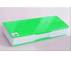 1 Pc - Multifunktions Bleistift - Kasten Mit Led - Lampe Und Usb - Miniventilator Kreative Schüler Briefpapier - Bleistift - Kasten Für Boy & Girl 230 * 110 * 48 Mm Grün