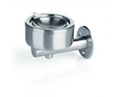 Edelstahl Wandaschenbecher mit Klappmechanismus Wandascher Wandaschenbecher Deckel Außenbereich