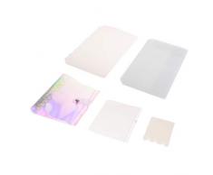 D DOLITY Stickeralbum Stickerbuch leer zum Sammeln für Kinder, 105x148mm Sammeln