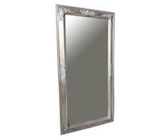 B.U.S. Wohnstyle GmbH Spiegel Wandspiegel Rachel antik Silber Barock 100 x 50 cm
