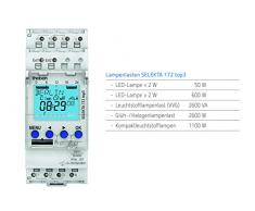 Theben 1720130 SELEKTA 172 top3 - digitale 2-Kanal Astro-Zeitschaltuhr mit 2 externen Eingängen und App-Programmierung, Zeitschalter