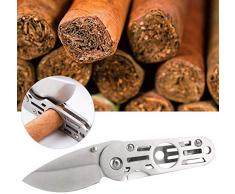 HEEPDD Tasche Zigarren Schneider, Beste Zigarre Edelstahl scharfe Klinge Mehrzweck Rundkopfschere Männer Ehemann (kein Tabak)