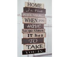 Shabby Wandschild Holzschild Wandboard HOME Vintage Retro Landhaus chic