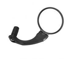 NJXM Bike Spiegel, 360 ° Drehbare Einstellbarer Weitwinkel Radfahren Innenspiegel Fahrradlenker Bewertung Hinten Rückansicht 360 Umdrehung Spiegel Für Mountain Road Bikes,Schwarz