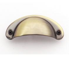 SO-TECH® Muschelgriff Schalengriff Griffschale Messingoptik antik brüniert