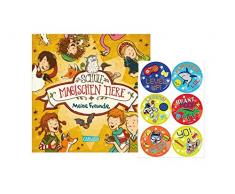 Carlsen Verlag Die Schule der magischen Tiere: Meine Freunde (Freundebuch Schule) + 1. Cooler Kinder - Stickerbogen