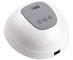 EAHKGmh Ventilatorlicht 36W LED-Lampe UV-Nagel tragbarer Mini-Ventilator-Nagel-Lampe Auto-Nagel-Licht mit Sensor for Gele Regular Polish Deckenventilator Leuchte (Color : White)