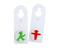 AMPELMANN Türschild - Türsteher Geher/Steher transparent