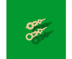 August Schwer Zeiger für die Kuckucksuhr 32mm und 30mm hellgelb aus Kunststoff 9.0106.02