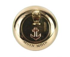 Maritimer Aschenbecher Taschenascher Moin Moin Messing Klappascher Reiseaschenbecher