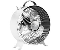 Retro Standventilator Schalter 2-Stufen Raumkühler Ventilator Handgriff Tristar VE-5967 weiss