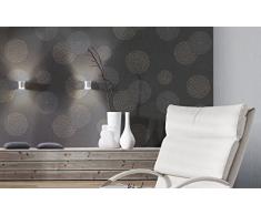 A.S. Création Vliestapete Spot 2, Mustertapete, dunkelgrau / anthrazit / schwarz, 937911